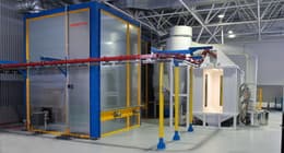 Автоматическая линия полимерной порошковой окраски